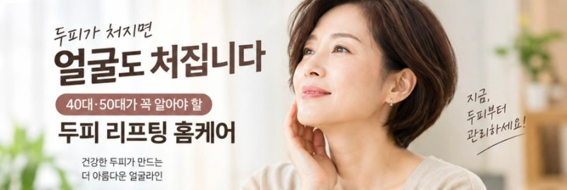 두피가 처지면 얼굴도 처집니다 40대·50대가 꼭 알아야 할 두피 리프팅 홈케어| 밀본 오주아 ....
