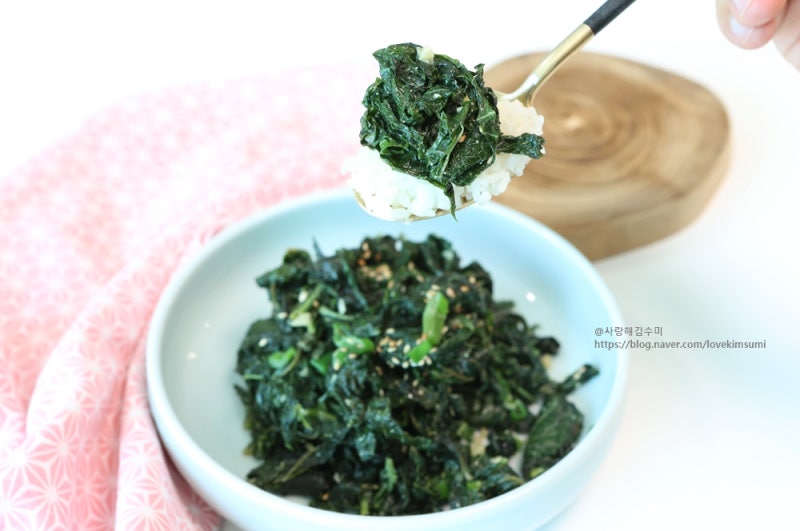 깻잎순볶음 레시피 들깨 깨순볶음 깻잎순나물 요리