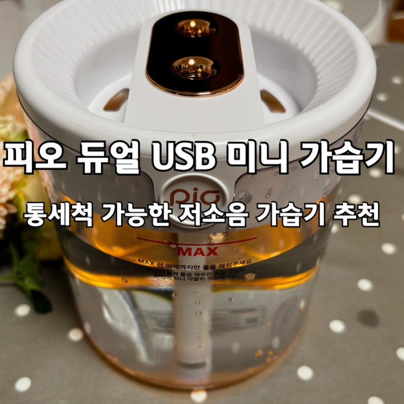 통세척 가능한 저소음 탁상용 미니 가습기 추천