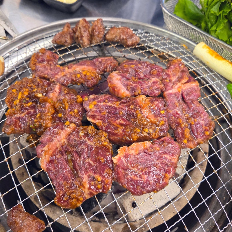 대전 둔산동 소고기 맛집 1988평화숯불구이 가성비 세트 후기