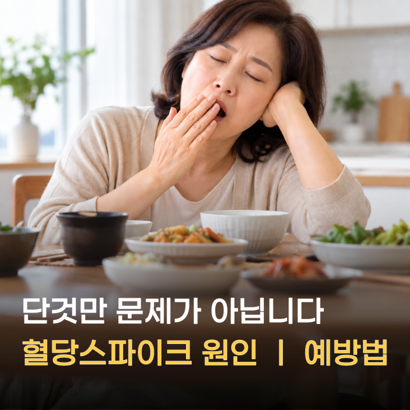“단것만 문제가 아닙니다” 혈당스파이크 원인과 예방법 5가지