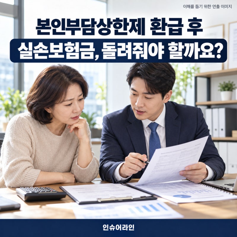이미 받은 실손보험금, 본인부담상한제 환급 후 돌려줘야 할까요?