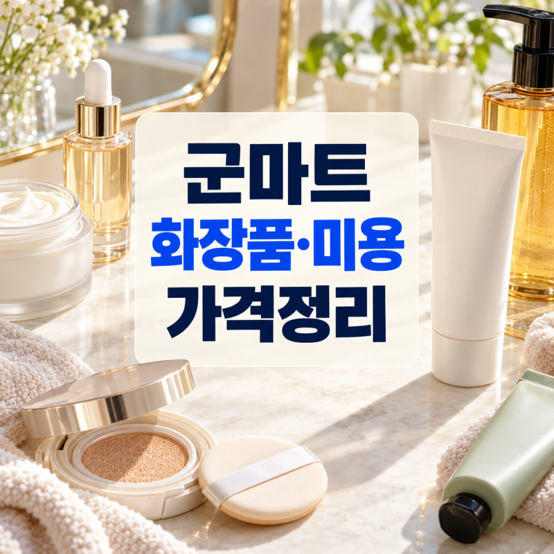군마트 화장품·미용 가격 정리｜닥터지·아비브·라운드랩부터 샴푸까지
