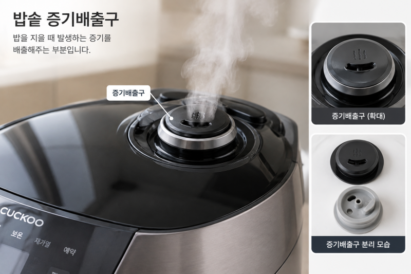 전기밥솥 청소방법, 밥에서 냄새날 때 꼭 닦아야 하는 곳 5가지