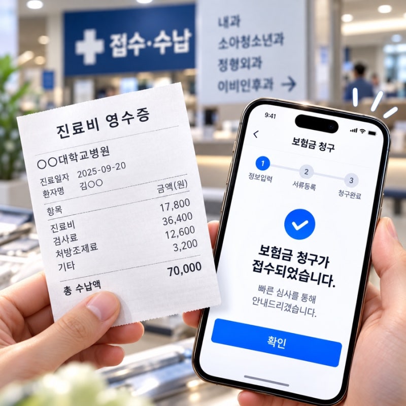 실비보험 청구 방법 이렇게 쉬웠어? 병원 다녀오고 이것만 하면 됩니다