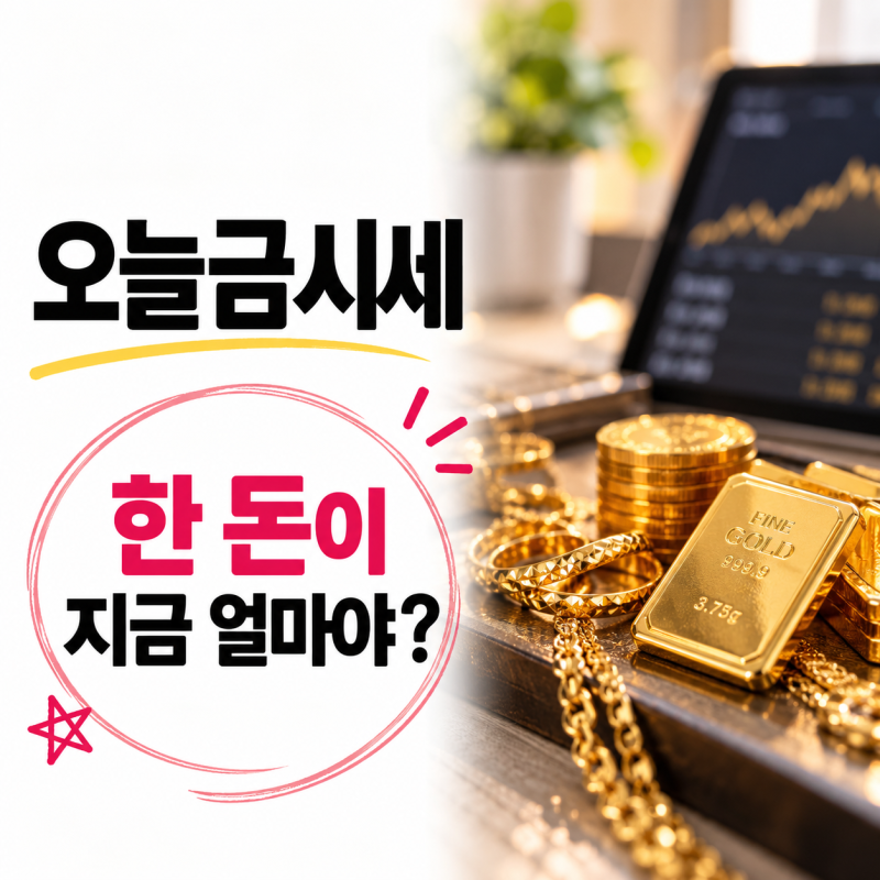 오늘금시세 봤더니, 서랍 속 금 한돈 다시 보게 된 이유