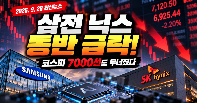 삼전 닉스 동반 하락, 삼성전자·SK하이닉스 왜 떨어졌나