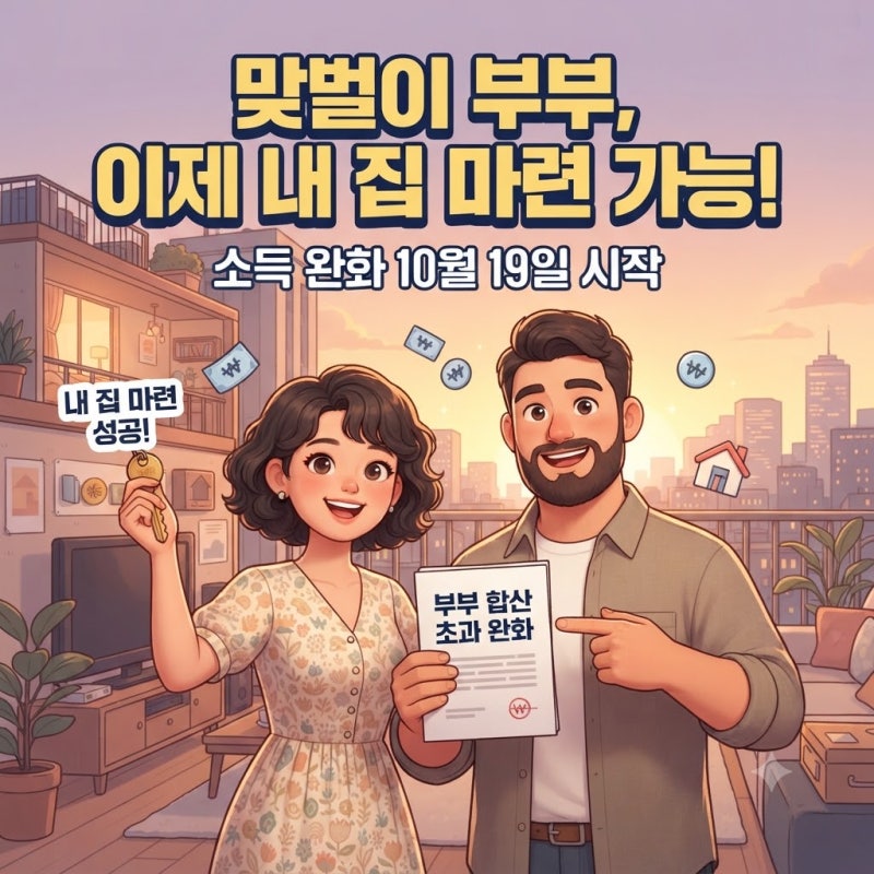 보금자리론 신혼부부 소득 완화 언제부터 시행일 우대금리 조건