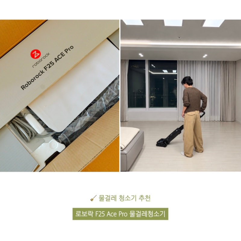 로보락 청소기 로보락F25AcePro거품진공물걸레청소기 폼 스프레이 실사용 후기