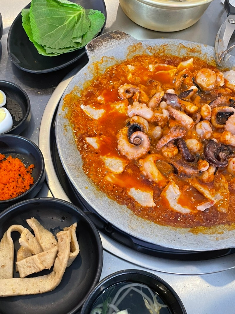 이수 맛집 점심 부터 쭈꾸미 달린 후기 이수쭈꾸미 본점 철판 쭈꾸미 삼겹