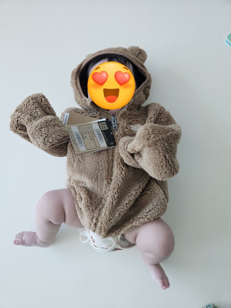 5개월 6개월 아기 가을/겨울옷 소비 기록 2탄-[올유베베 가을 고쟁이/노스페이스 베이비 베어 ....