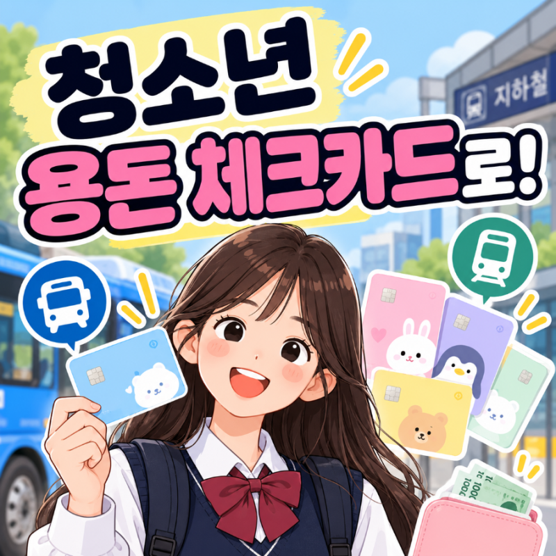 청소년 후불교통카드 총정리｜만 12세 체크카드, 국민·신한·하나·토스·티니·퍼핀 비교