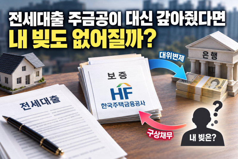 전세대출 못 갚으면 어떻게 될까? 주택금융공사가 대신 갚은 뒤가 더 중요하다