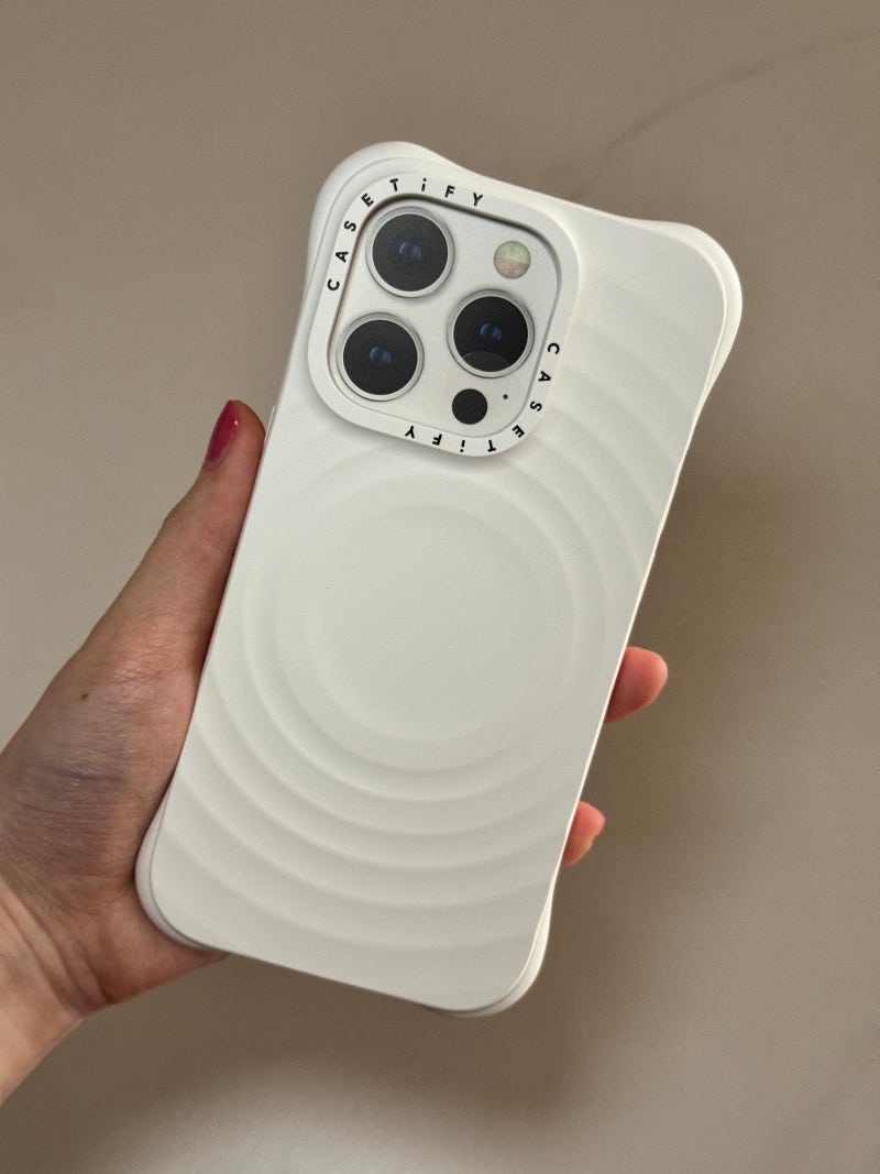 [케이스티파이] 리플 케이스 화이트 - 아이폰 15 프로 후기 | 케이스티파이 CASETIFY 카카오톡 선....
