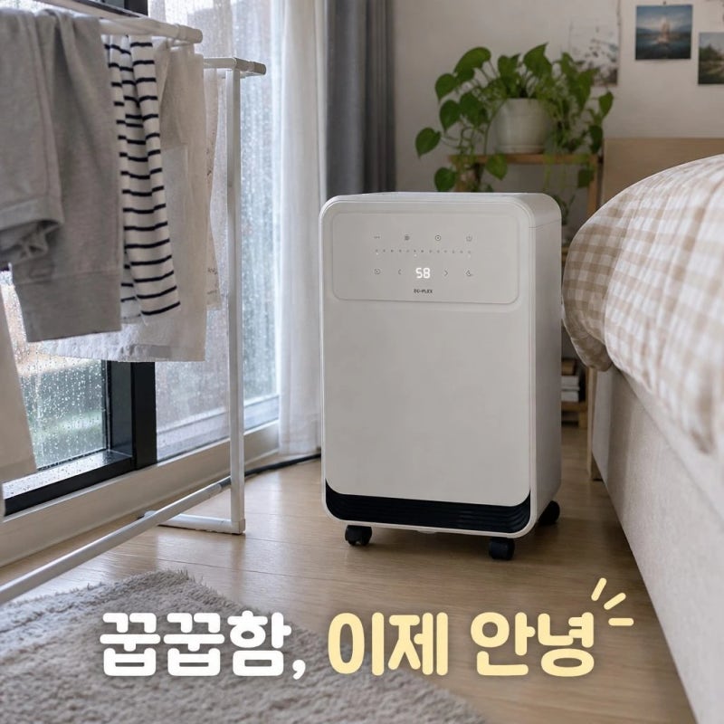 듀플렉스 D11 제습기 6.2L 저소음 성에제거 공기정화 사무실 원룸용