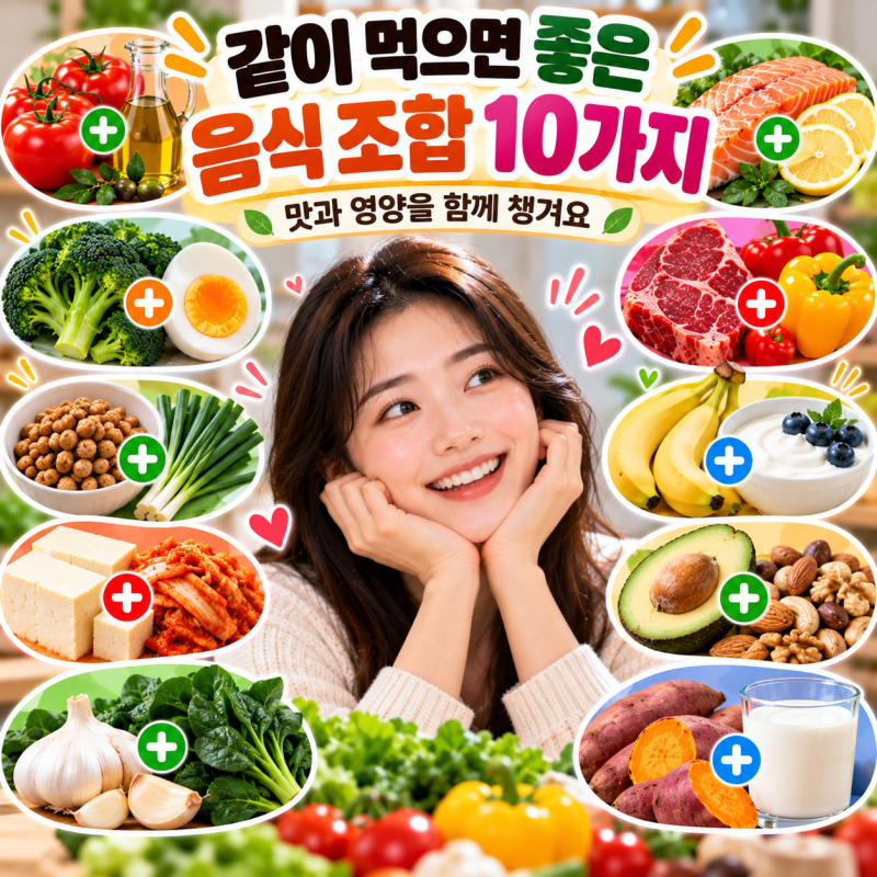 같이 먹으면 좋은 음식 조합 10가지｜맛과 영양을 함께 챙겨요