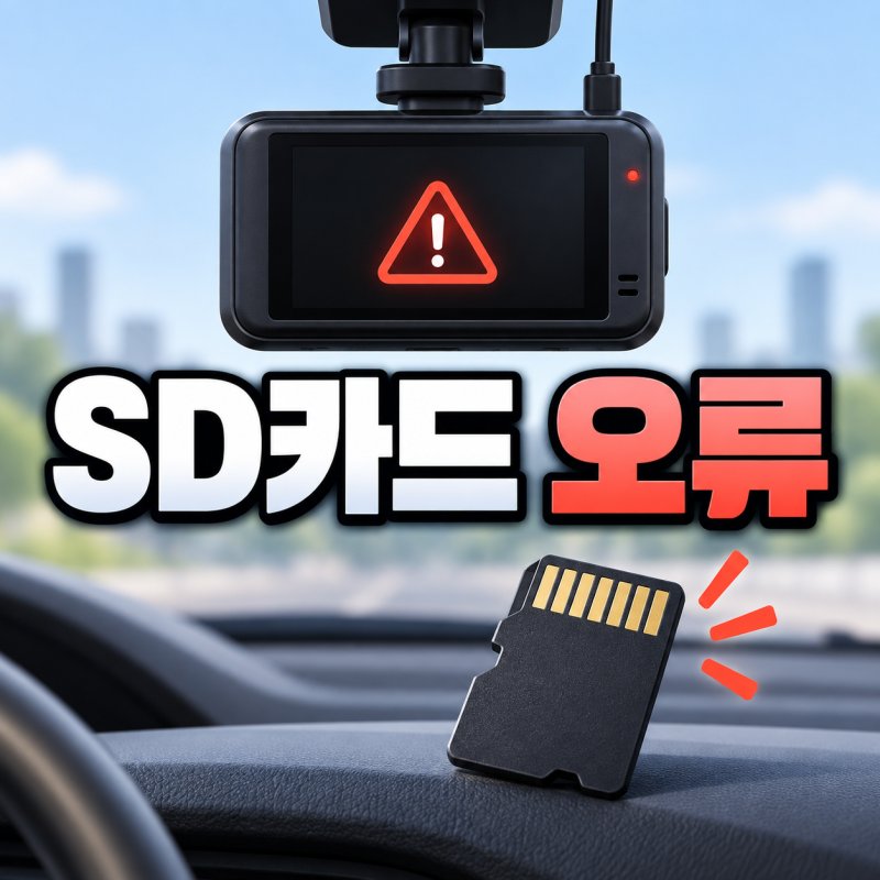블랙박스 SD카드 오류, 원인·재부팅 확인하고 포맷은 그다음