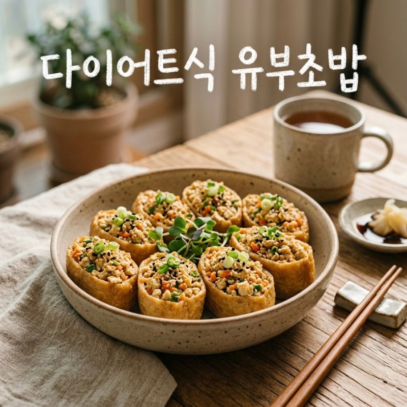배우 손예진 먹는 두유 유부초밥, 다이어트에 좋은 이유