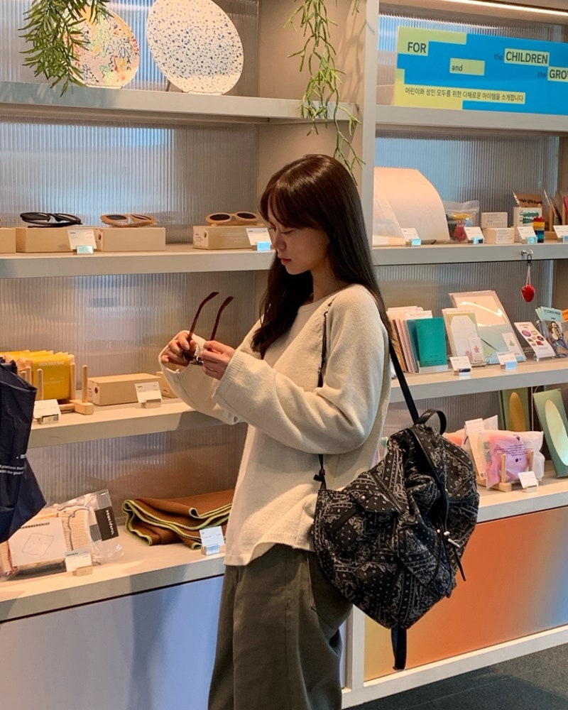쌤소나이트 레드 씨엘 (CIIEL) 백팩 후기! 카우걸백으로 완성하는 여자 데일리 가방 추천