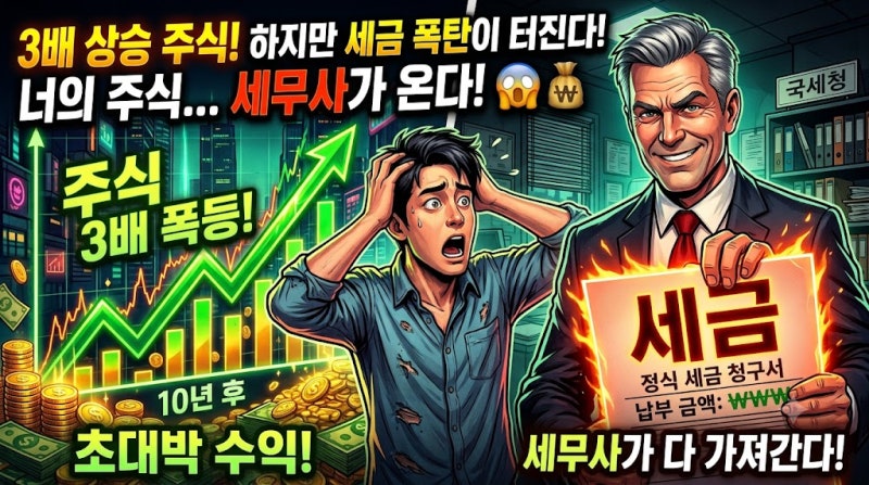 증여세 신고 안 하면 생기는 일: 10년 뒤 3배 뛴 주식, 국세청이 웃는 이유