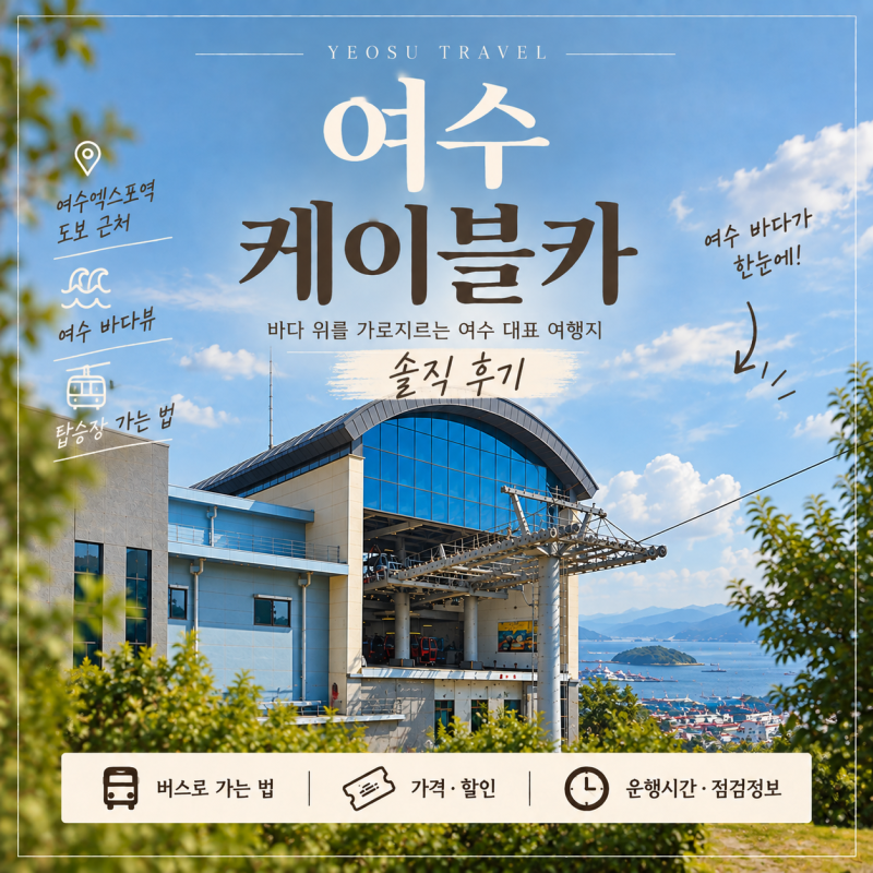 여수 해상케이블카 후기｜탑승장·가격·할인, 운행 점검 꼭 확인하세요