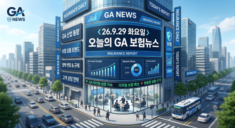 ❮26.9.29㊋❯ 오늘의 GA 보험뉴스
