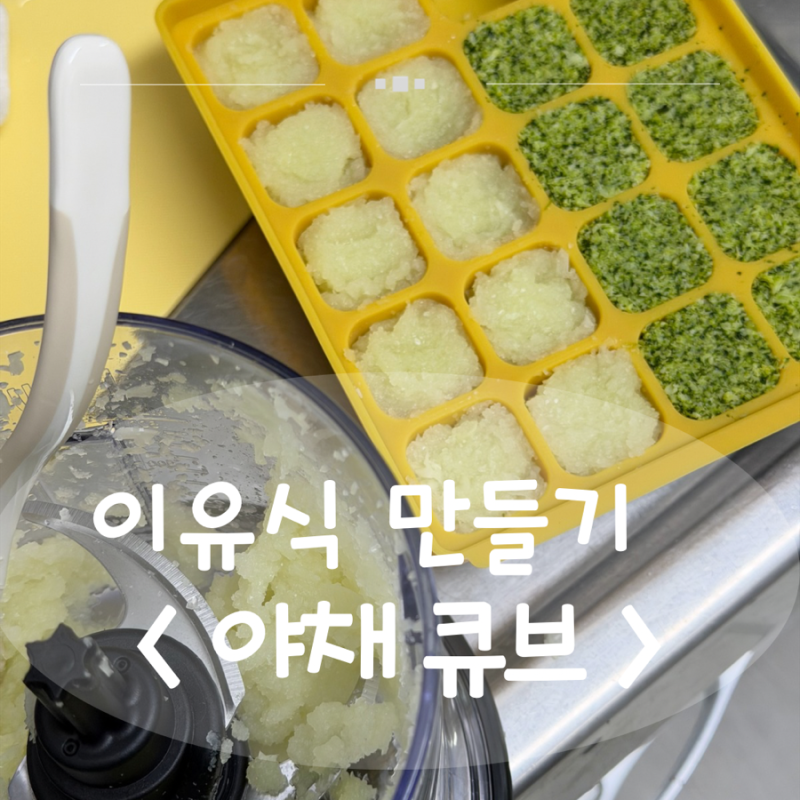 엄마표 이유식 야채큐브 만드는 방법과 바쁠 때 쓰기 좋은 시판 큐브 추천
