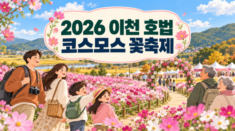 2026 이천 호법 코스모스 꽃축제 일정·장소·주차장 총정리
