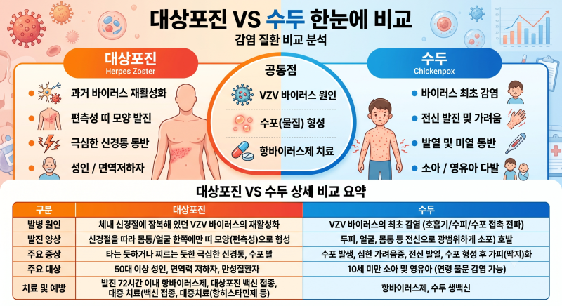 대상포진 초기증상부터 치료, 병원 선택 가이드 (오해와 진실, 보험금 청구 꿀팁)