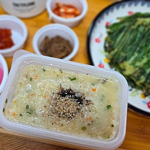 본죽&비빔밥 부산동삼점 포장, 우리 부부 최애메뉴는 역시