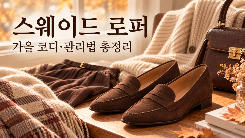 스웨이드 로퍼 가을에 신기 좋을까? 색상·코디·관리법 총정리