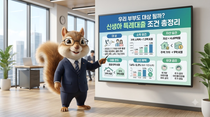 "우리 부부도 대상 될까?" 헷갈리기 쉬운 신생아 특례대출 조건 소득 및 자산 기준, 금리 혜택....