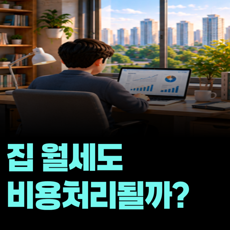 집을 사업장으로 쓰면 월세도 경비처리될까? 개인사업자가 확인할 기준