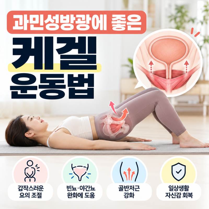 과민성방광에 좋은 케겔 운동법
