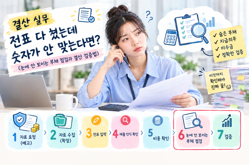 전표 다 쳤는데 숫자가 안 맞는다면? 신입·초보를 위한 결산 실무 ④