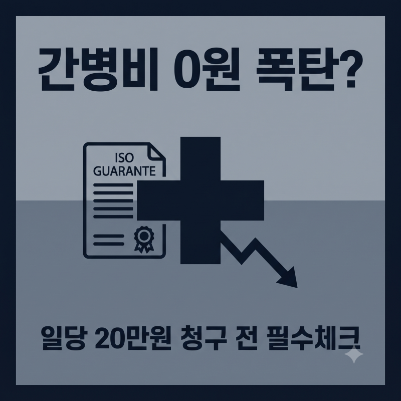 간병보험 일당 20만원이라더니, 계산법 봤더니 황당하다는데