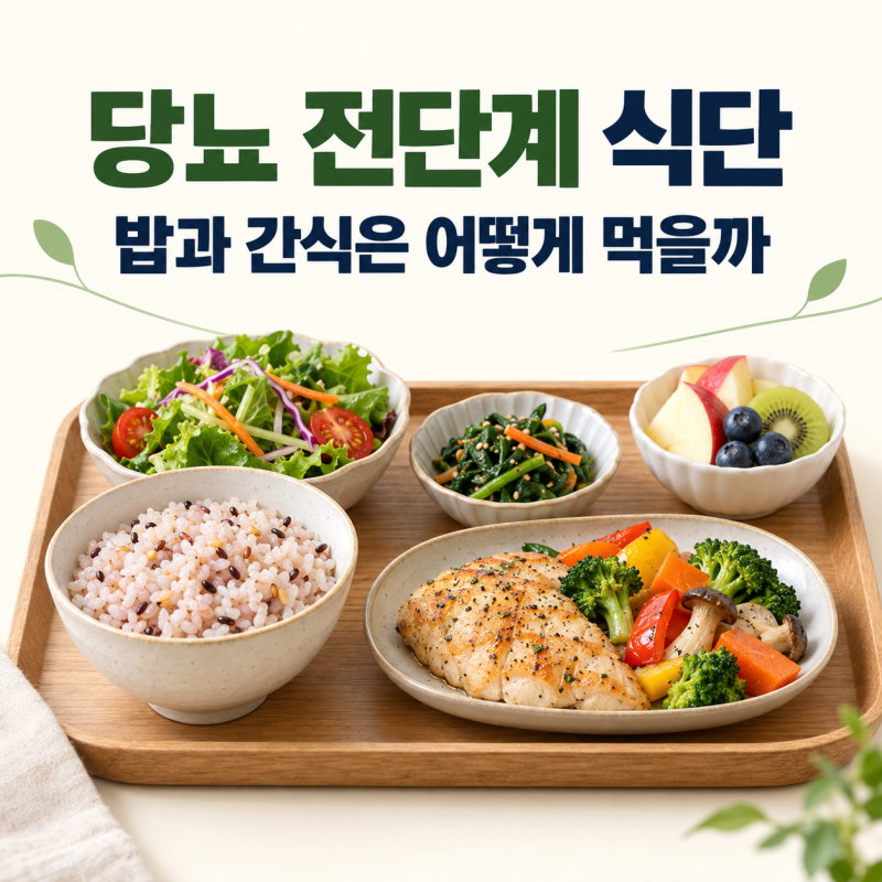 당뇨 전단계 식단, 밥과 간식은 어떻게 먹어야 할까