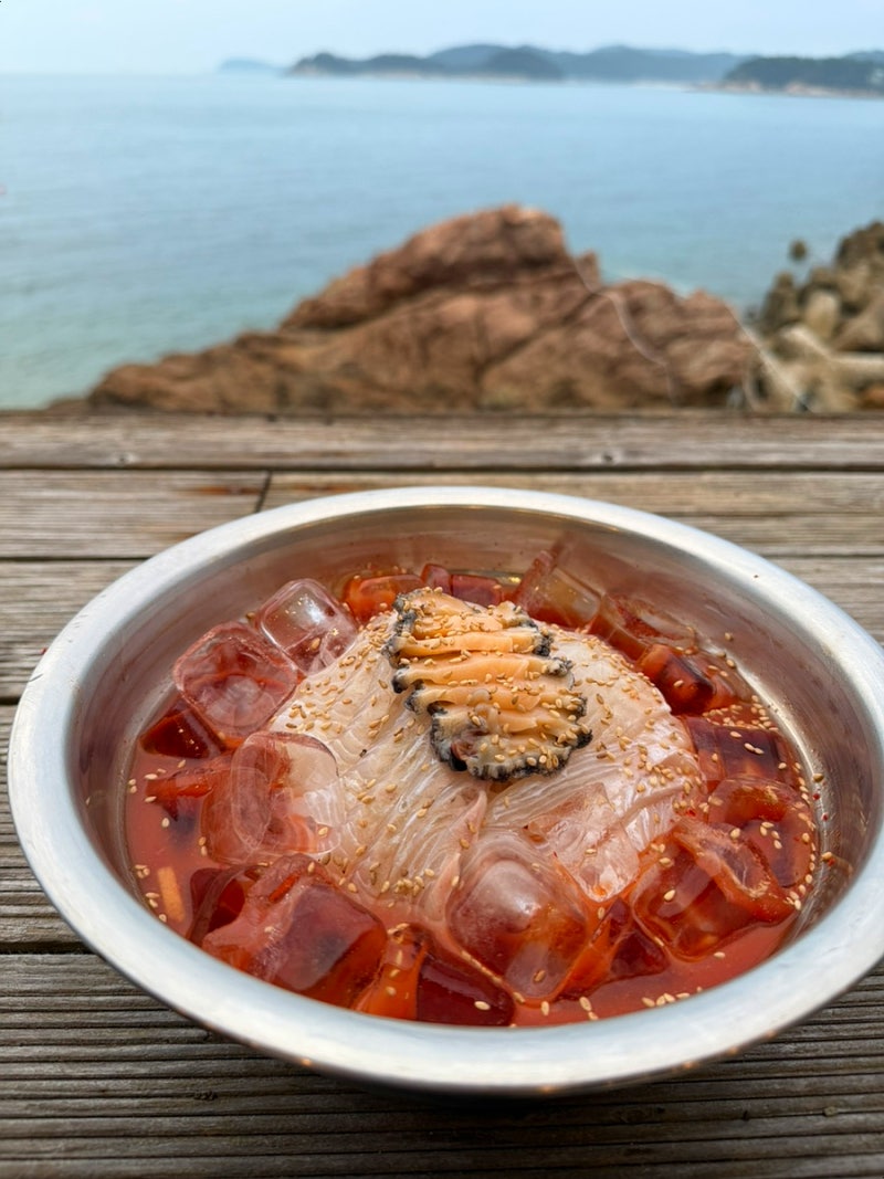 태안 만리포 맛집 오션뷰가 예쁜 너울횟집