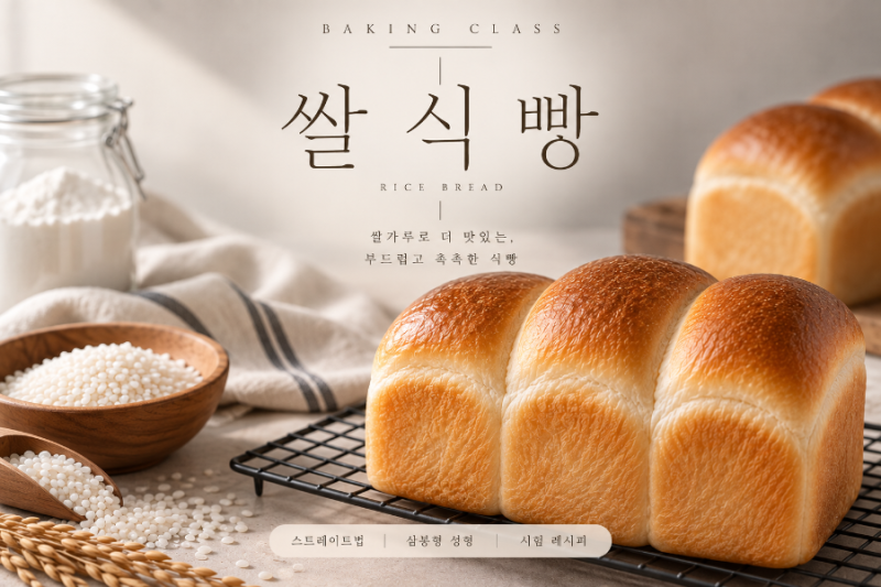 제빵기능사 실기 쌀식빵 만들기｜쌀가루 반죽 특징과 삼봉형 식빵 예쁘게 만드는 노하우