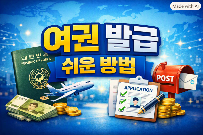 여권 발급 완전정복! 직접 해본 쉬운 방법 5가지 + 우편 수령 꿀팁