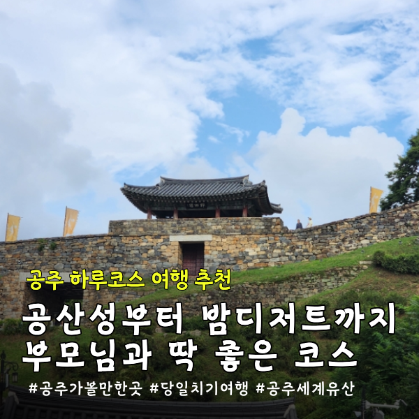 부모님과 공주 당일치기 여행코스 3곳, 공산성 국립공주박물관 입장료 할인 꿀팁