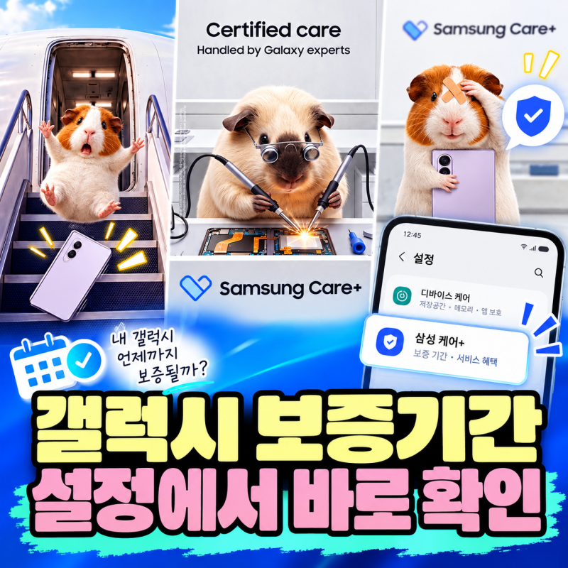 갤럭시 보증기간 어디서 보나｜One UI 9 ‘보증 및 케어’에서 진단·수리까지