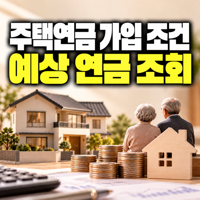 주택연금 가입 조건과 방법, 담보 주택 가격별 예상 월 수령액 계산 방법+주택연금 계산기