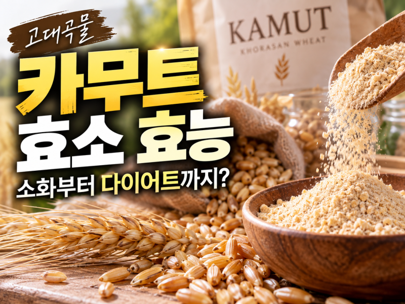 카무트 효소 효능, 소화가 답답할 때 먹으면 정말 도움 될까?