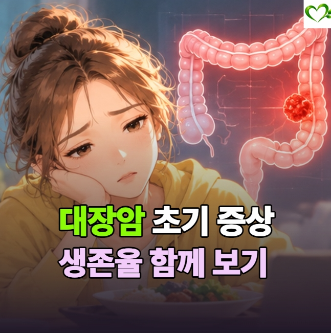 대장암 초기 증상 그냥 넘기면 안 되는 변화, 생존율까지 달라지는 이유