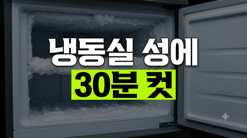 냉장고 냉동실 성에 제거 방법: 성에 빠르게 녹이는 법과 청소 가이드