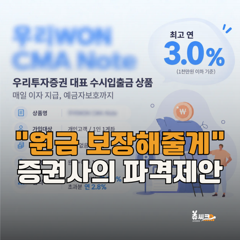 "파킹통장 우대조건에 질렸다" CMA종금형으로 갈아타고 계좌 싹 정리했다는데
