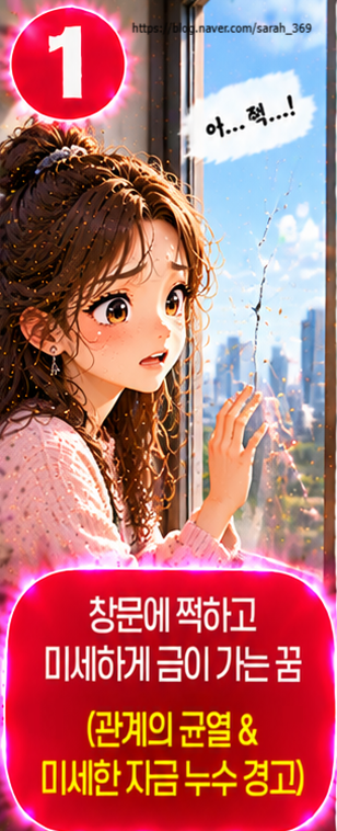 꿈 해몽 _ 창문이 깨지거나 금가는 꿈 흉몽일까? 상황별 완벽 정리 (외부 충격, 자산 리스크, ....