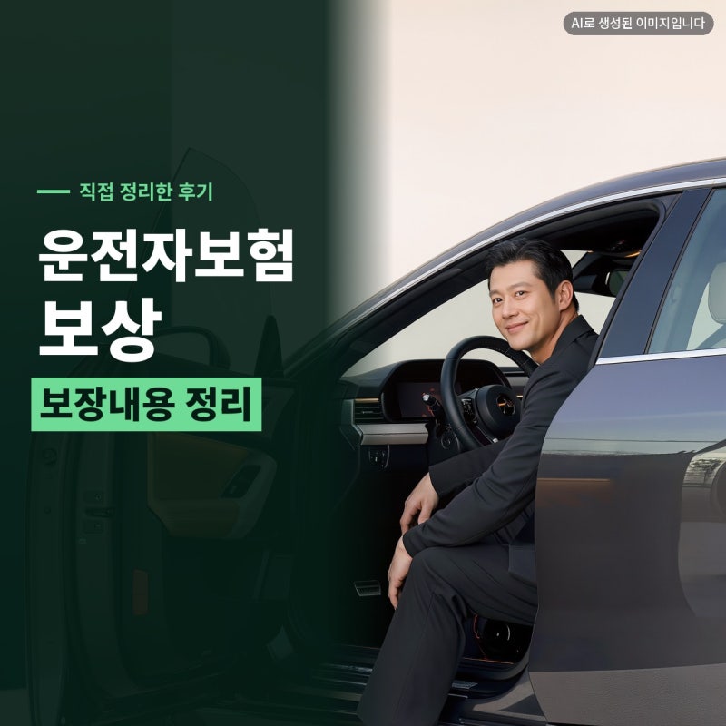 운전자보험보상, 플랜비보험에서 본 보장내용과 운전자보험비교 청구 (교통사고처리지원금,....