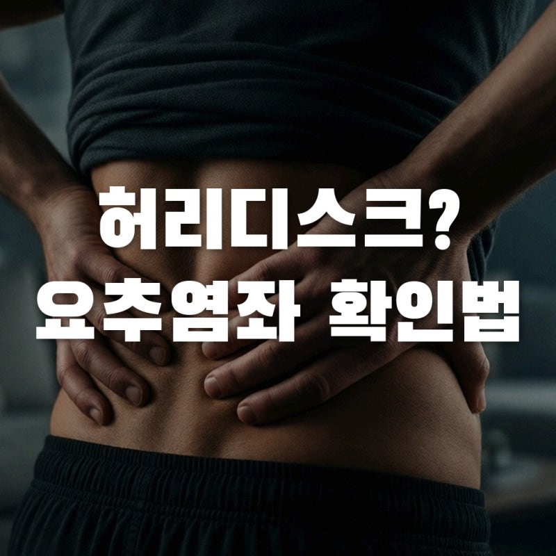 허리디스크인 줄 알았는데? 급성 요추염좌 차이와 72시간 골든타임 대처법